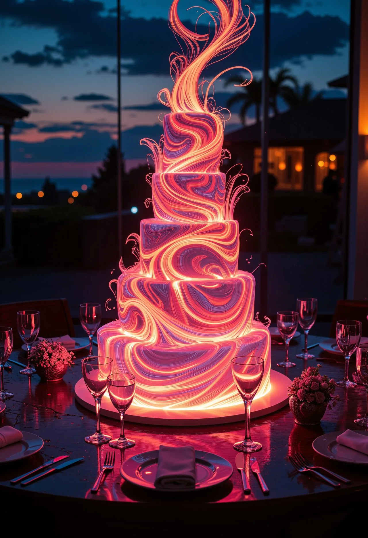 Neon Cake